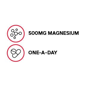Magnesium Capsules 500mg - 120 Capsules (120 Servings)